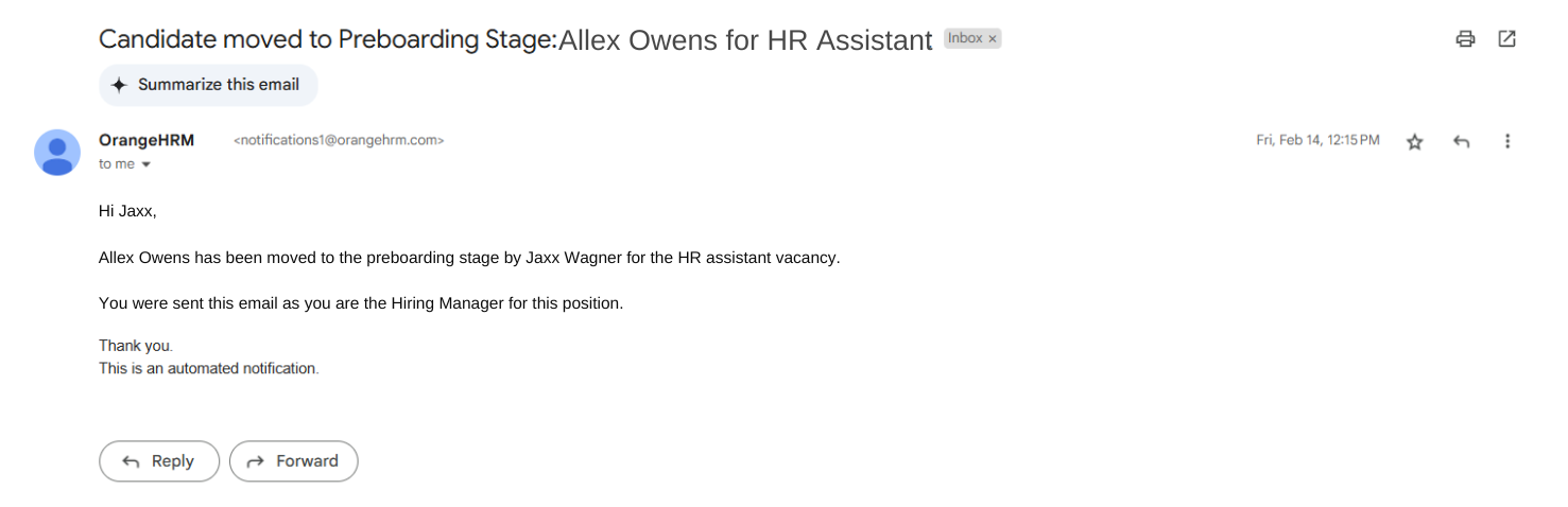 Welcome Allex to OrangeHRM Family (1).png